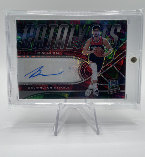 2020 21 Panini Spectra Deni Avdija Catalysts Meta Prizm Rookie Auto 25 (1).1