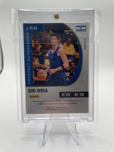 2020 21 Panini Prizm Draft Picks Deni Avdija Green Prizm Rookie Auto #PA DA (2).1