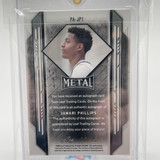 2021 22 Leaf Metal Portrait Jamari Phillips Black Prizm Rookie Auto 10 (2)