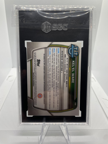 2022 23 Bowman University Chrome Kel'El Ware Rookie Auto SGC 10 Auto 10 (2).1