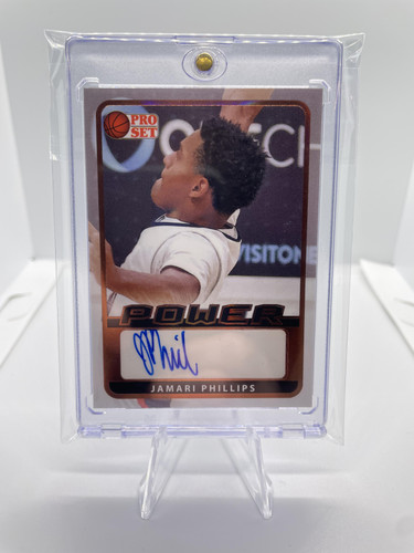 2021 22 Leaf Pro Set Power Jamari Phillips Bronze Auto #PA JP1 (1).1