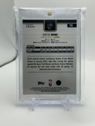 2025 26 Topps Kel'El Ware Blackout SP 99 #74 (4).1