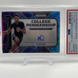 2023 24 Panini Prizm DP Kwame KJ Evans Penmanship Nebula Prizm Auto 11 PSA 10 (1)