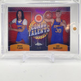 2024 25 Topps McDonald's Chrome Boogie Fland Liam McNeeley Combo Red Refractor 5 (1)