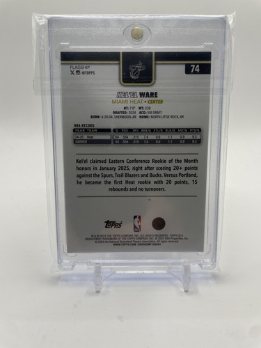 2025 26 Topps Kel'El Ware Blackout SP 99 #74 (2).1