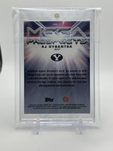 2025 26 Bowman University Chrome AJ Dybantsa Mega Prospects Refractor SP (2).1