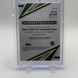 2022 23 Bowman University Best Kel'El Ware Rookie Auto #BOA KW (24)