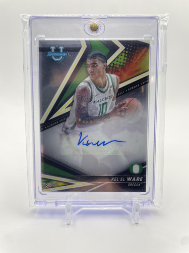 2022 23 Bowman University Best Kel'El Ware Rookie Auto #BOA KW (23).1