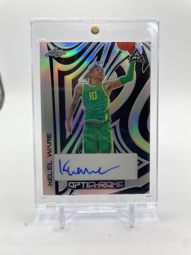2022 23 Leaf Optichrome Kel'El Ware Black Prizm Rookie Auto 7 (1).1