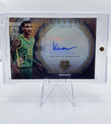 2022 23 Bowman University Inception Kel'El Ware Top Of Class Rookie Auto 100 (1).1