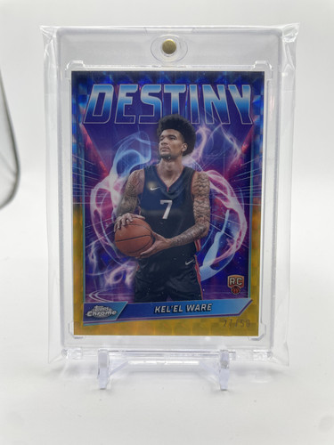 2024 25 Topps Chrome Kel'El Ware Destiny Gold Refractor Rookie 50 #D 11 (1).1