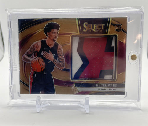2024 25 Panini Select Kel'el Ware Jumbo Rookie Swatches Copper Prizm 49 (1).1