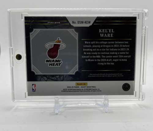 2024 25 Panini Select Kel'el Ware Draft Selections Prizm Patch Rookie #DSM KEW (2).1