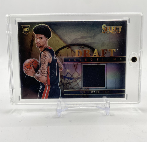2024 25 Panini Select Kel'el Ware Draft Selections Prizm Patch Rookie #DSM KEW (1).1