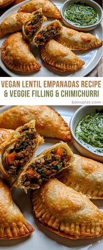 Vegan Lentil Empanadas Recipe with Veggie Filling & Chimichurri (2).2