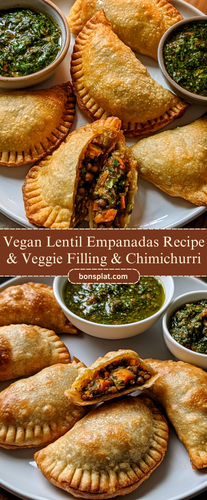 Vegan Lentil Empanadas Recipe with Veggie Filling & Chimichurri (3).2