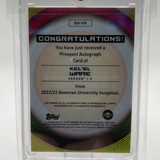 2022 23 Bowman University Inception Kel'El Ware Fuchsia Foil Rookie Auto 75 (2)