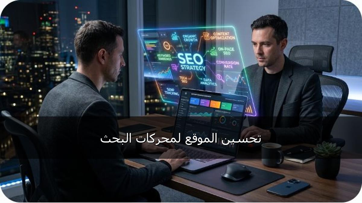 تحسين الموقع لمحركات البحث