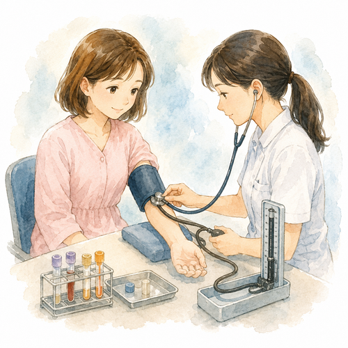 18. 検査する（けんさする）— memeriksa mengecek dengan tes.png