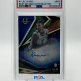 2022 23 Bowman University Best Kel'El Ware Blue Refractor Auto 150 PSA 9 (9)