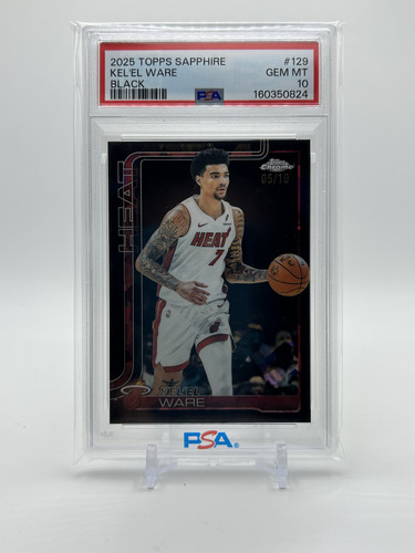 2025 26 Topps Sapphire Kel'El Ware Black Refractor 10 PSA 10 Gem Mint (1).1