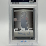 2022 23 Leaf Trinity Clear Ian Jackson Black Gold Rookie Auto 11 PSA 7 (2)