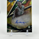 2022 23 Bowman University Best Kel'El Ware Gold Lava Refractor Auto 75 (3)