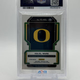 2022 23 Panini Prizm Draft Kel'El Ware Hyper Prizm Rookie Auto PSA 10 (2)