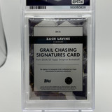 2024 25 Topps Inception Zach Lavine Grail Chasing Auto 11 PSA 7 (2)