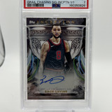 2024 25 Topps Inception Zach Lavine Grail Chasing Auto 11 PSA 7 (1)