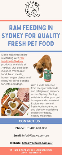 Raw Feeding In Sydney For Quality Fresh Pet Food.jpg