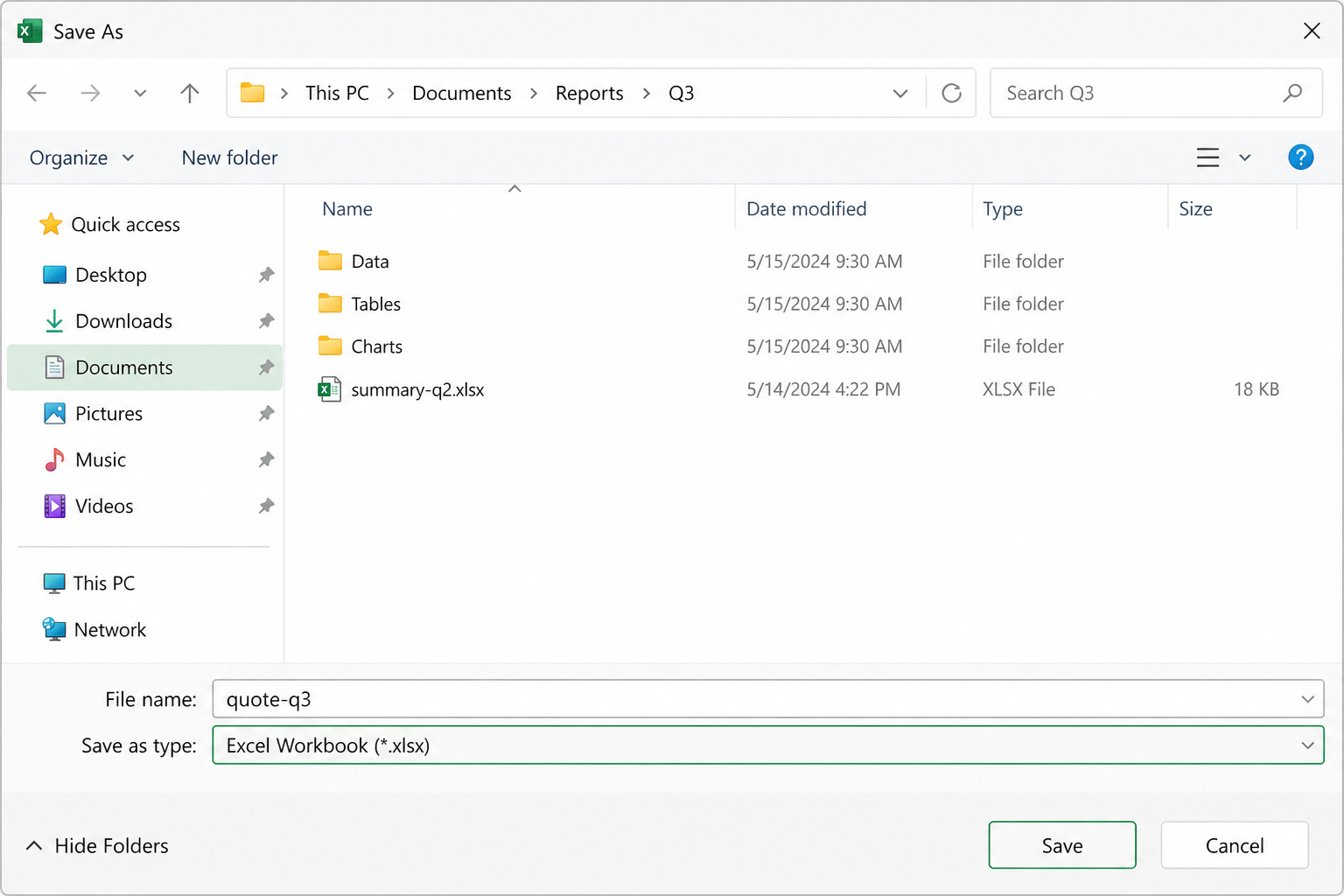 Save XLT template as XLSX workbook in WPS Spreadsheets