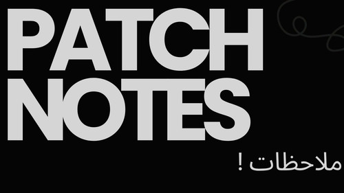 PATCH NOTES.1