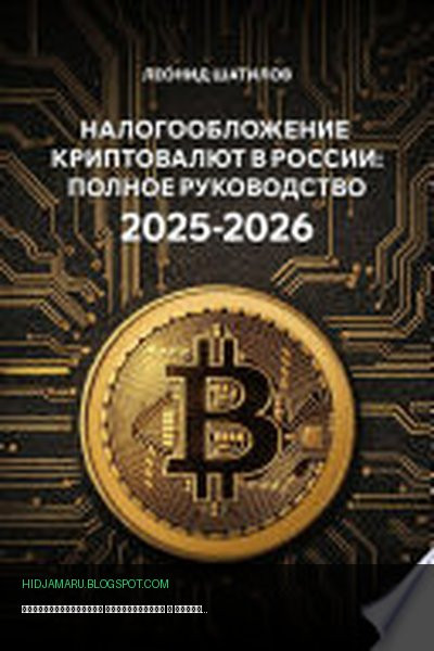 Обложка книги «Налогообложение криптовалют в России 2025-2026» - Леонид Шатилов