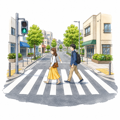 7. 横断歩道（おうだんほどう）— tempat penyeberangan zebra cross.png