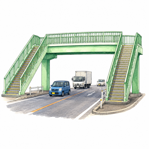 8. 歩道橋（ほどうきょう）— jembatan penyeberangan.png