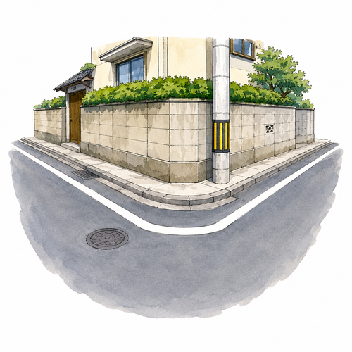9. 角（かど）— sudut belokan tikungan.png