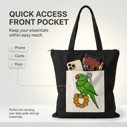 IMAGE 5 POCKET Parrot on Marigold Garland.jpg
