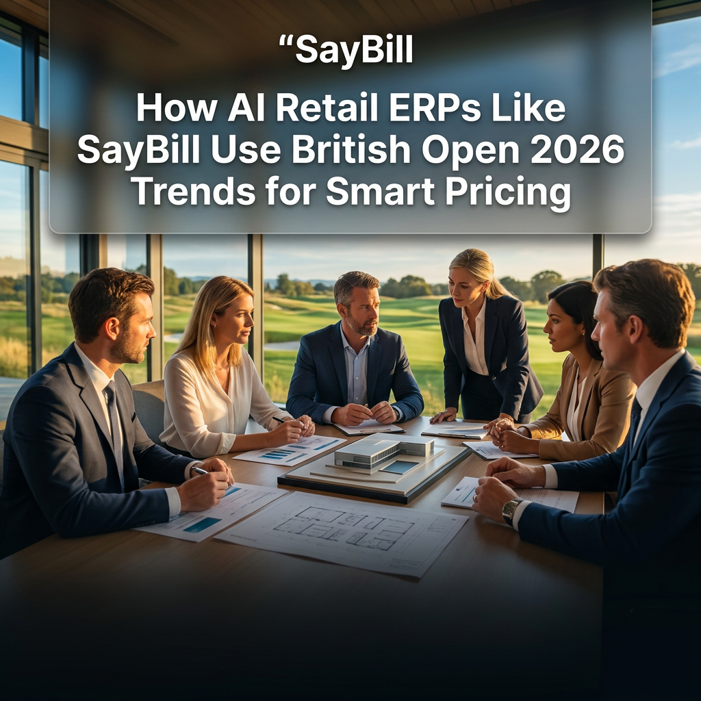 How AI Retail ERPs Like SayBill Use British Open 2026 Trends for Smart Pricing