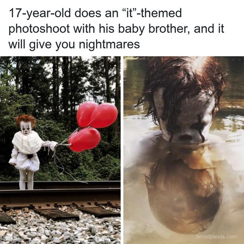 clown child photoshoot movie it pennywise eagan tilghman.jpg