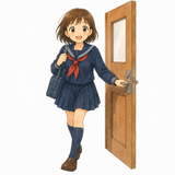 8. 出ます（でます）— keluar