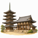 31. 法隆寺（ほうりゅうじ）— Kuil Hōryūji di Nara