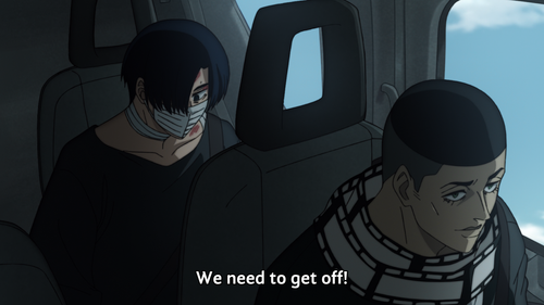 [FLE] Sakamoto Days S01E22 (BD 1080p HEVC FLAC) [Dual Audio] [50DA293F].mkv 00.08.17.872 #1.png