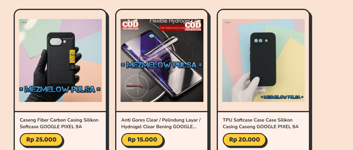 Aksesoris Google Pixel 9A: Casing dan Pelindung Layar dengan Harga Terjangkau