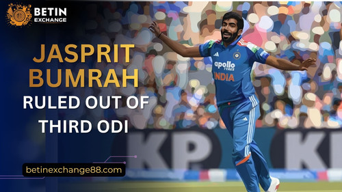 Betinexchange88 Jasprit bumrah ruled out of Third ODI.jpg