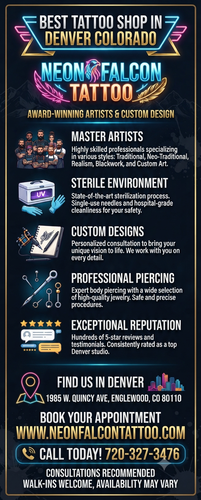 Best Tattoo Shop in  Denver , Colorado | Neon Falcon Tattoo.png
