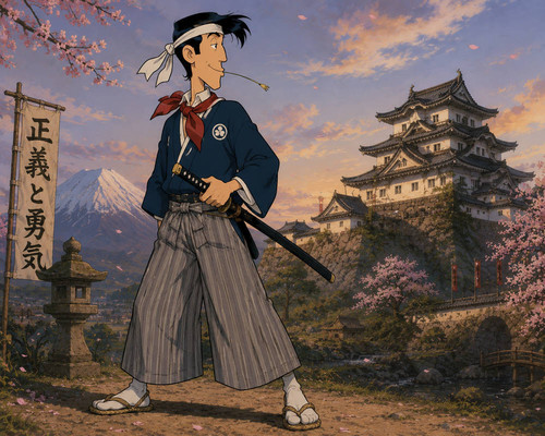 lucky luke as a samurai by zacharycockerham dm9y8y4 pre.jpg