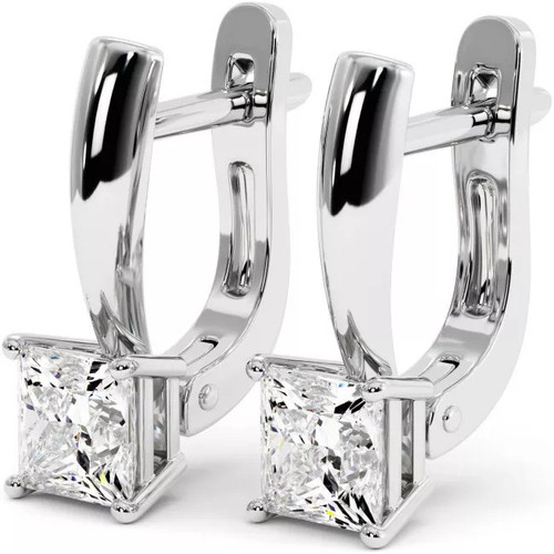Moissanite Leverback Earrings for Timeless Sparkle and Everyday Elegance.jpg