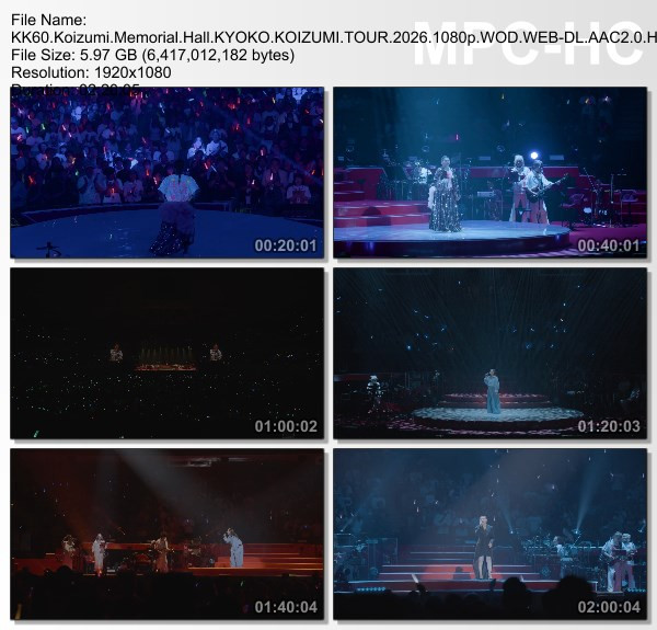 小泉今日子 – KK60 ~コイズミ記念館~ KYOKO KOIZUMI TOUR 2026 (2026.05.03) 小泉今日子 – KK60 ~コイズミ記念館~ KYOKO KOIZUMI TOUR 2026 (2026.05.03)