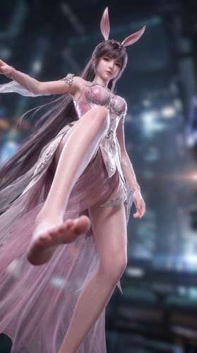 Woman in pink dress dynamic 202607052351.1